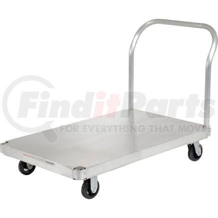 585465S by GLOBAL INDUSTRIAL - Magliner&#174; Aluminum Platform Truck with Smooth Deck 48 x 30 1400 Lb. Cap.