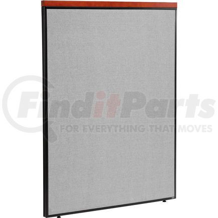 277529GY by GLOBAL INDUSTRIAL - Interion&#174; Deluxe Office Partition Panel, 48-1/4"W x 61-1/2"H, Gray