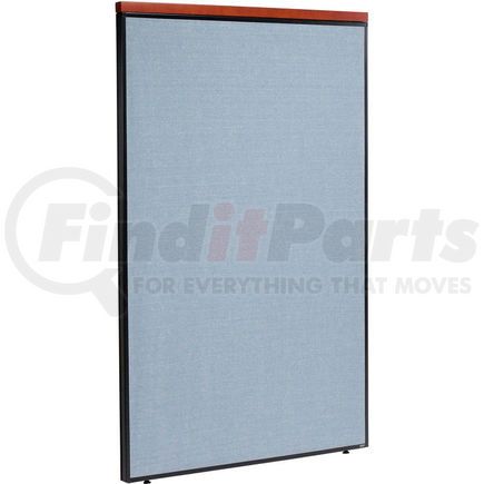277530BL by GLOBAL INDUSTRIAL - Interion&#174; Deluxe Office Partition Panel, 48-1/4"W x 73-1/2"H, Blue