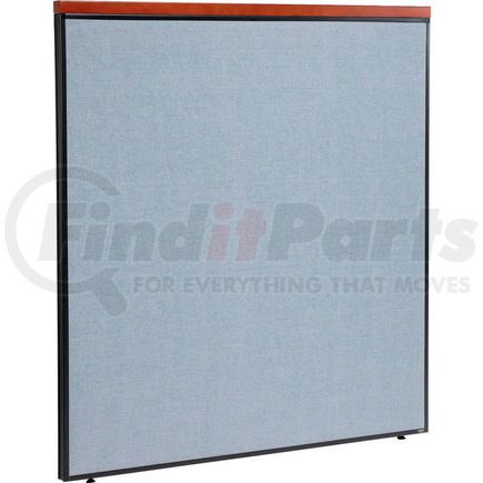 277532BL by GLOBAL INDUSTRIAL - Interion&#174; Deluxe Office Partition Panel, 60-1/4"W x 61-1/2"H, Blue