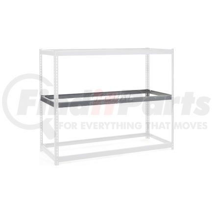 502409 by GLOBAL INDUSTRIAL - Global Industrial&#153; Additional Level For Wide Span Rack 72"W x 15"D No Deck 900 Lb Capacity, Gry