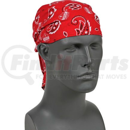 12325 by ERGODYNE - Ergodyne&#174; Chill-Its&#174; 6710 Evaporative Cooling Triangle Hat, Red Western, One Size