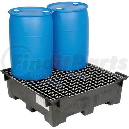 298441 by GLOBAL INDUSTRIAL - Global Industrial&#8482; Spill Containment Sump with Wire Deck