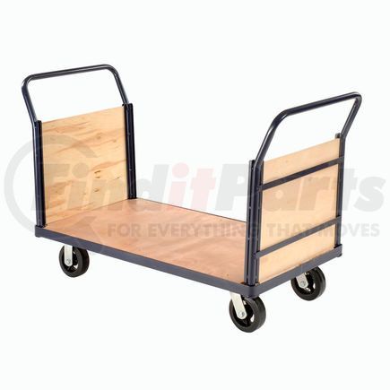 241504 by GLOBAL INDUSTRIAL - Global Industrial&#8482; Euro Truck with Wood Ends & Deck 60 x 30 2000 Lb. Capacity