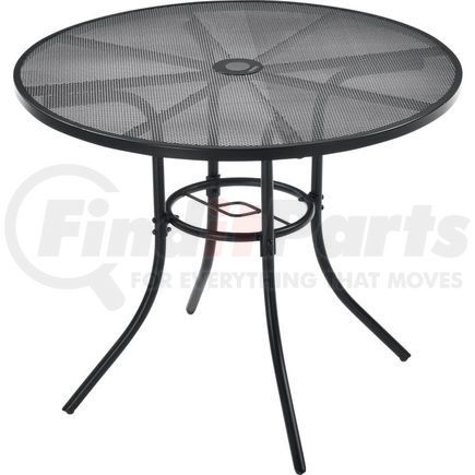 262080 by GLOBAL INDUSTRIAL - Interion&#174; 36" Round Steel Mesh Outdoor Café Table