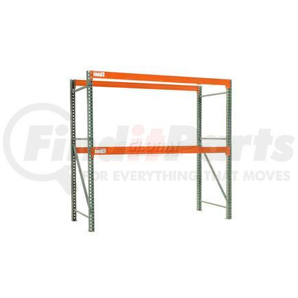 796580N by GLOBAL INDUSTRIAL - Global Industrial&#8482; Tear Drop Pallet Rack Starter 48"W X 48"D X 96"H