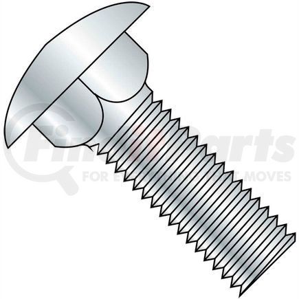 489028 by BRIGHTON-BEST - Carriage Bolt - 1/4-20 x 3" - Round Head - Steel - Zinc CR+3 - Grade A - FT - A307 - Pkg of 50