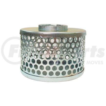 70002000 by APACHE - Apache 70002000 4" FNPT Plated Steel Round Hole Strainer