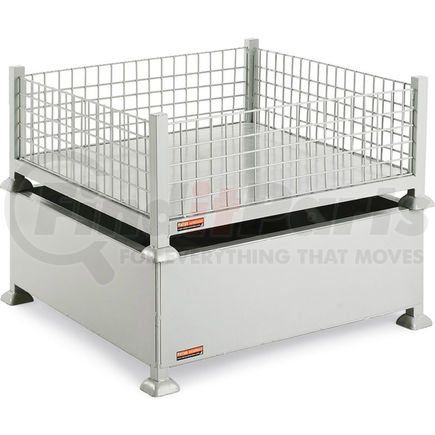 B2050724 by GLOBAL INDUSTRIAL - Global Industrial&#153; Mini-Bulk Container 38x38x16 2600 Lb Capacity - Wire Mesh Sides