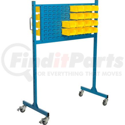 319089 by GLOBAL INDUSTRIAL - Global Industrial&#153; 48" W Louver Panel Rack, Blue