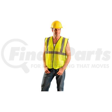 ECO-G-YL/XL by OCCUNOMIX - OccuNomix Class 2 Solid Vest Hi-Vis Yellow L/XL, ECO-G-YL/XL