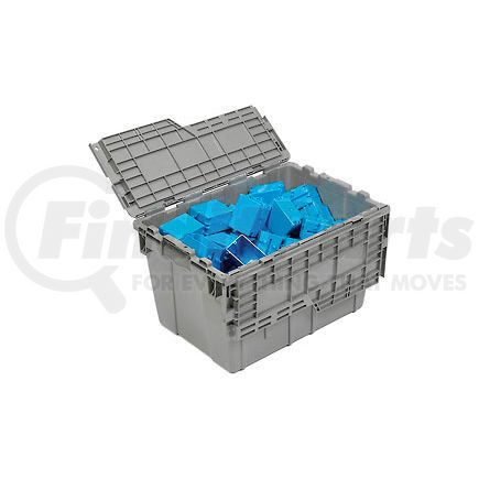 FP182-GY by LEWIS-BINS.COM - ORBIS Flipak&#174; Distribution Container FP182  - 21-13/16 x 15-3/16 x 12-7/8 Gray