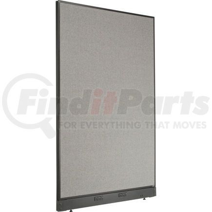 238638EGY by GLOBAL INDUSTRIAL - Interion&#174; Electric Office Partition Panel, 48-1/4"W x 76"H, Gray