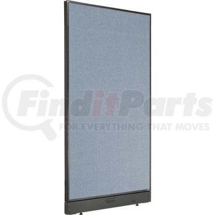 238635EBL by GLOBAL INDUSTRIAL - Interion&#174; Electric Office Partition Panel, 36-1/4"W x 64"H, Blue