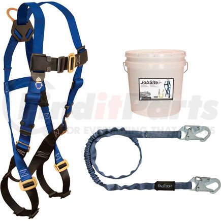 9500Z by FALLTECH - FallTech&#174; 9500Z Starter Kit with 7015 Harness, 6' Shock Absorbing Lanyard & 2-Gallon Bucket