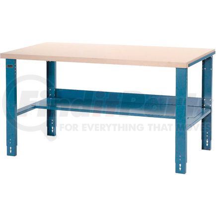606795 by GLOBAL INDUSTRIAL - Global Industrial&#153; Industrial Workbench With Plastic Laminate Square Edge, 60"W x 30"D