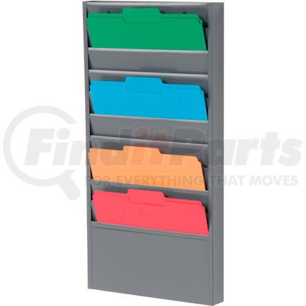 806401 by GLOBAL INDUSTRIAL - Global Industrial&#153; Hanging 10 Pocket Wall Mounted Medical Chart File Holder