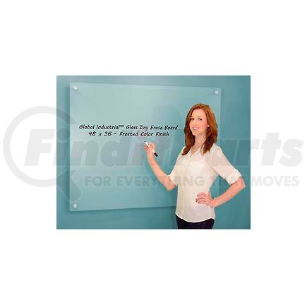 695466 by GLOBAL INDUSTRIAL - Global Industrial&#153; Frosted Glass Dry Erase Board, 48" x  36"
