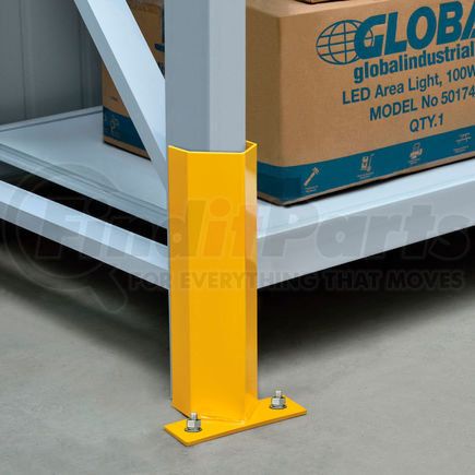 798617 by GLOBAL INDUSTRIAL - Global Industrial&#8482; Pallet Rack Frame Guard 12" H - Yellow