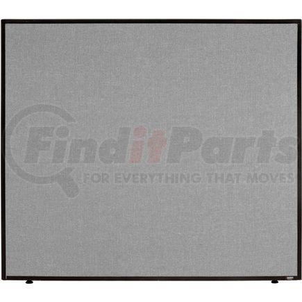 240225GY by GLOBAL INDUSTRIAL - Interion&#174; Office Partition Panel, 48-1/4"W x 42"H, Gray