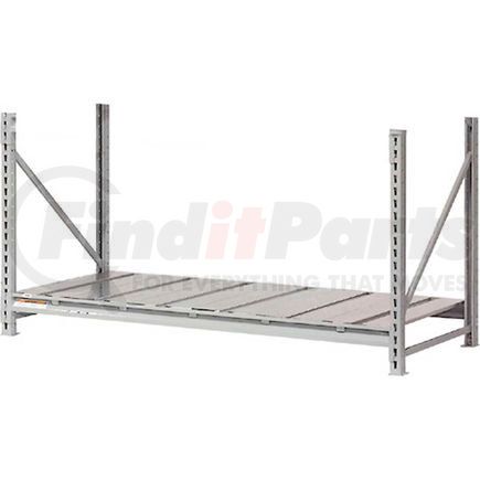 504350A by GLOBAL INDUSTRIAL - Global Industrial&#153; Additional Level, Steel Deck, 96"Wx24"D