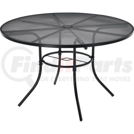 262082 by GLOBAL INDUSTRIAL - Interion&#174; 48" Round Outdoor Steel Mesh Café Table