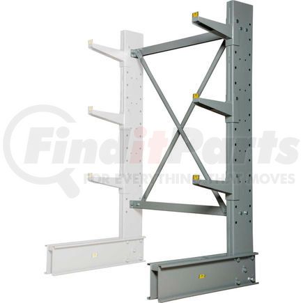 320828A by GLOBAL INDUSTRIAL - Global Industrial&#153; Single Sided MD Add-On Cantilever Rack Unit, 48"W x 33"D x 6'H, With Lip