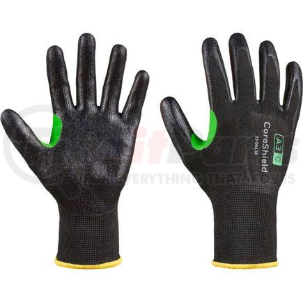 23-0913B/7S by NORTH SAFETY - CoreShield&#174; 23-0913B/7S Cut Resistant Gloves, Smooth Nitrile Coating, A3/C, Size 7