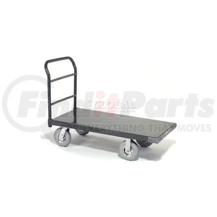 952116P by GLOBAL INDUSTRIAL - Global Industrial&#8482; Steel Deck Platform Truck 60 x 30 1200 Lb. Capacity 8" Pneumatic Casters