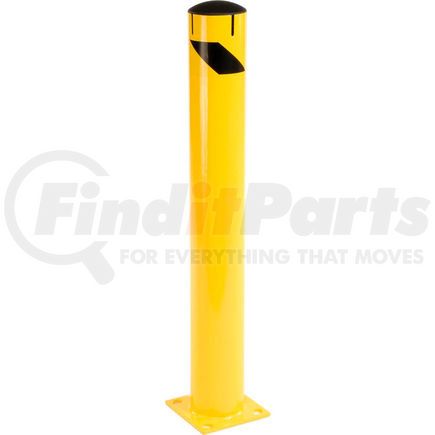 652900M by GLOBAL INDUSTRIAL - Global Industrial&#153; Steel Bollard Removable Plastic Cap & Chain Slot, Existing Concrete 5.5x42