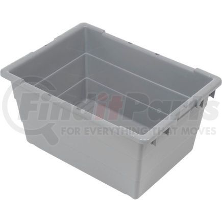 TUB2417-12GY by QUANTUM STORAGE SYSTEMS - Quantum Cross Stack Nest Tub TUB2417-12 - 23-3/4 x 17-1/4 x 12 Gray