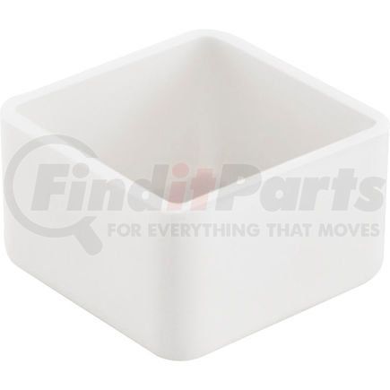 713122 by GLOBAL INDUSTRIAL - Global Industrial 1-5/8" Plastic White End Cap P2860-10vy