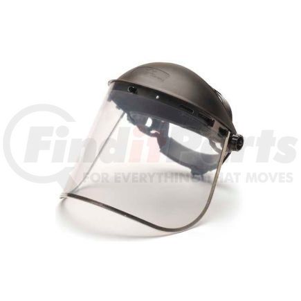 S1040 by PYRAMEX SAFETY GLASSES - Clear-Aluminum Bound Pc Face Shield Only