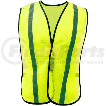 3001**** by GSS SAFETY - GSS Safety 3001 Non-ANSI Economy Vest with 1"W Stripe, Lime with Silver Stripe, One Size Fits All