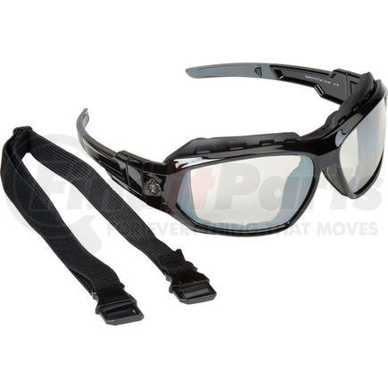 56080 by ERGODYNE - Ergodyne&#174; Skullerz&#174; Loki Safety Glasses/Goggles, Indoor/Outdoor Lens, Black Frame