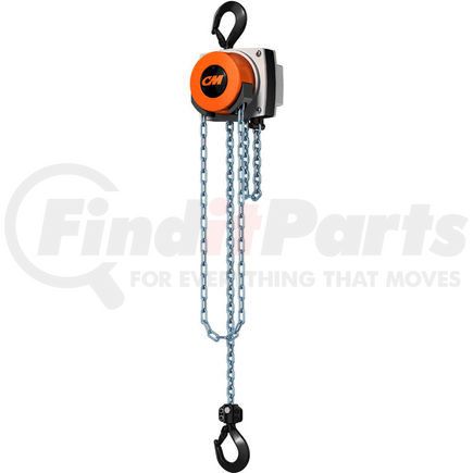 5627A by COLUMBUS MCKINNON - CM Hurricane 360&#176; Hand Chain Hoist, 1 Ton, 15 Ft. Lift