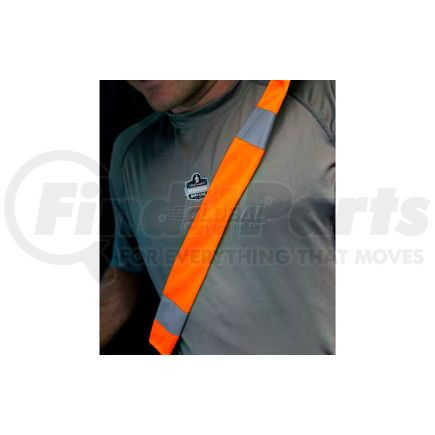 29041 by ERGODYNE - Ergodyne&#174; GloWear&#174; Seat Belt Cover, One Size, Orange, 29041