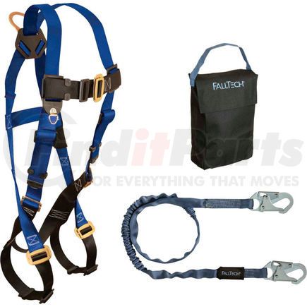 9005PS by FALLTECH - FallTech&#174; 9005PS Starter Kit with 7015 Harness, 6' Shock Absorbing Lanyard & Gear Bag