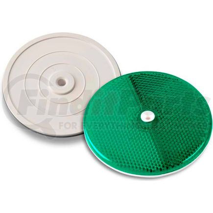 102230 by TAPCO - 102230 3-1/4" Green Centermount Reflector, Plastic Backplate, RT-90G