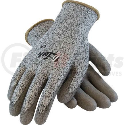 16-530/XL by PIP INDUSTRIES - PIP G-Tek&#174; CR Polyurethane Salt & Pepper Grip Gloves with HPPE Liner, Gray, XL, 1 DZ