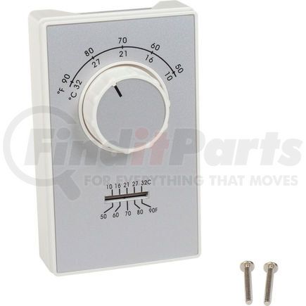 ET9SRTS by TPI - TPI Line Voltage Thermostat Single Pole Cooling Only ET9SRTS