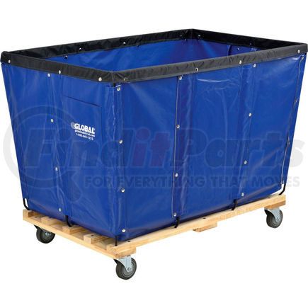 800360BL by GLOBAL INDUSTRIAL - Global Industrial&#8482; KD, 20 Bushel, Blue Vinyl Basket Bulk Truck