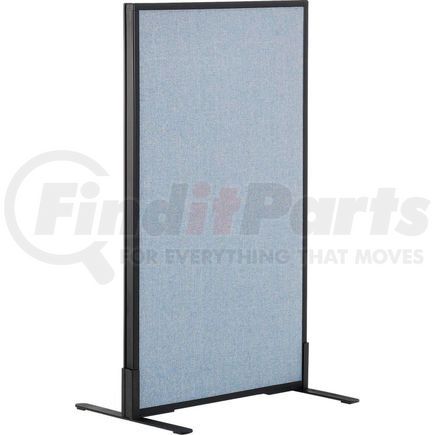 694655FBL by GLOBAL INDUSTRIAL - Interion&#174; Freestanding Office Partition Panel, 24-1/4"W x 42"H, Blue