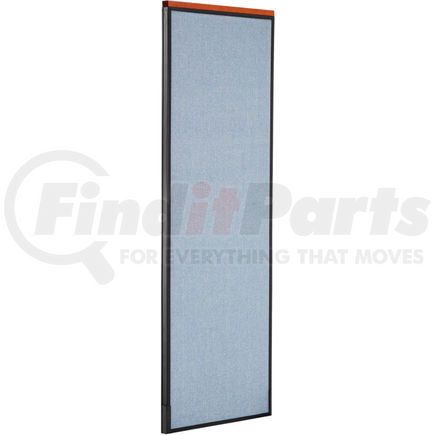 277678BL by GLOBAL INDUSTRIAL - Interion&#174; Deluxe Office Partition Panel, 24-1/4"W x 73-1/2"H, Blue