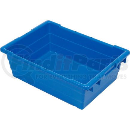 TUB2417-8BL by QUANTUM STORAGE SYSTEMS - Quantum Cross Stack Nest Tub TUB2417-8 - 23-3/4 x 17-1/4 x 8 Blue