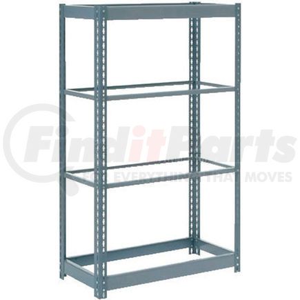 790CP19 by GLOBAL INDUSTRIAL - Global Industrial&#8482; Heavy Duty Shelving 36"W x 24"D x 60"H With 4 Shelves - No Deck - Gray