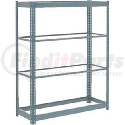 254424 by GLOBAL INDUSTRIAL - Global Industrial&#8482; Heavy Duty Shelving 48"W x 12"D x 60"H With 4 Shelves - No Deck - Gray