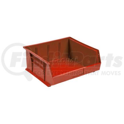 QUS245RD by QUANTUM STORAGE SYSTEMS - Plastic Stack & Hang Bin, 16-1/2"W x 10-7/8"D x 5"H, Red