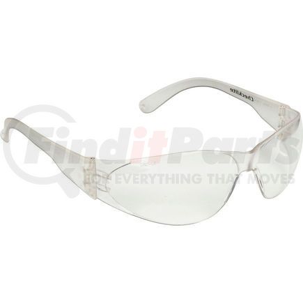 CL010 by MCR SAFETY - Checklite&#174; Safety Glasses, Clear Lens, Uncoated, MCR Safety CL010