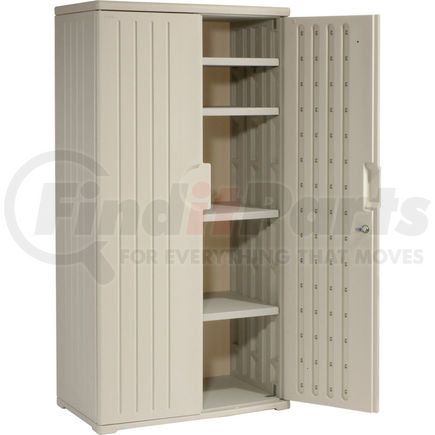 92573 by ICEBERG - Plastic Storage Cabinet 36x22x72 - Light Gray